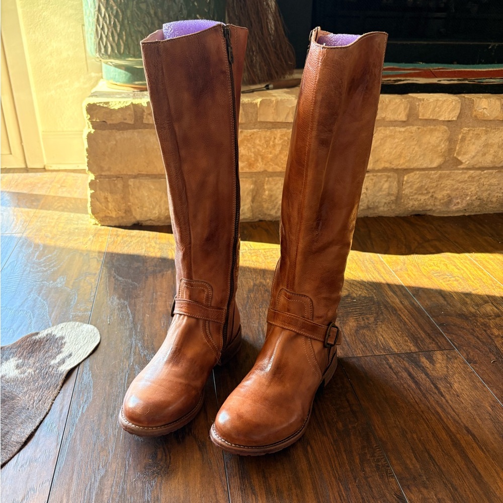 Bed Stu Tan Leather Women's Boots - Picture 2 of 8
